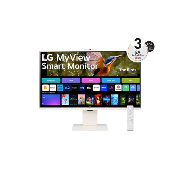 LG Monitor 32" Smart - 32SR85U-W (IPS; 16:9; 3840x2160; 5ms; 400cd; HDMI, USBx3, USB-C, BT, Spkr, webOS, Wifi, Airplay) 1 LG Monitor 32" Smart - 32SR85U-W (IPS; 16:9; 3840x2160; 5ms; 400cd; HDMI, USBx3, USB-C, BT, Spkr, webOS, Wifi, Airplay)