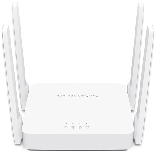 Mercusys Router WiFi AC1200 - AC10 (300Mbps 2,4GHz + 867Mbps 5GHz; 3port 100Mbps, WPA2)