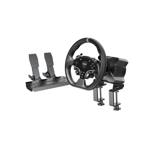 Moza Racing csomag - R3 PC/XBOX Szimulátor szett (Direct Drive, R3 bázis, ESX kormány, SR-P Lite pedál, bilincs)
