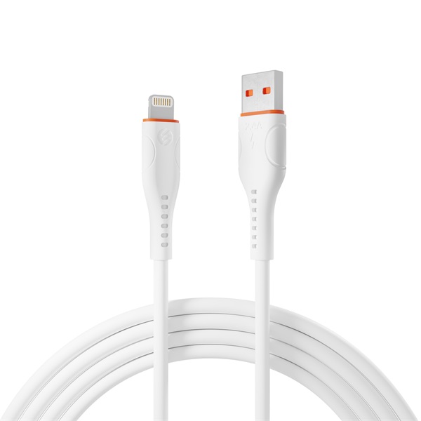 S-Link kábel - SL-X207E (2A, 12W, Gyorstöltés, Lightning, adat+töltőkábel, fehér, 1m) 1 S-Link kábel - SL-X207E (2A, 12W, Gyorstöltés, Lightning, adat+töltőkábel, fehér, 1m)