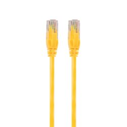 S-link Kábel - SL-CAT601YE (UTP patch kábel, CAT6, sárga, 1m)