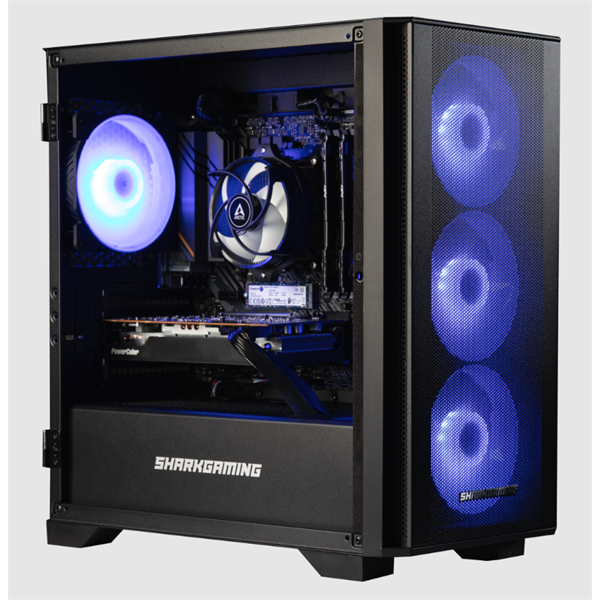 SHARK GAMING PC - Shark Maelstrom R511 (AMD R5-5500, RX7600 8G, 16GB, 1TB SSD, 600W, Windows 11 Home) 1 SHARK GAMING PC - Shark Maelstrom R511 (AMD R5-5500, RX7600 8G, 16GB, 1TB SSD, 600W, Windows 11 Home)