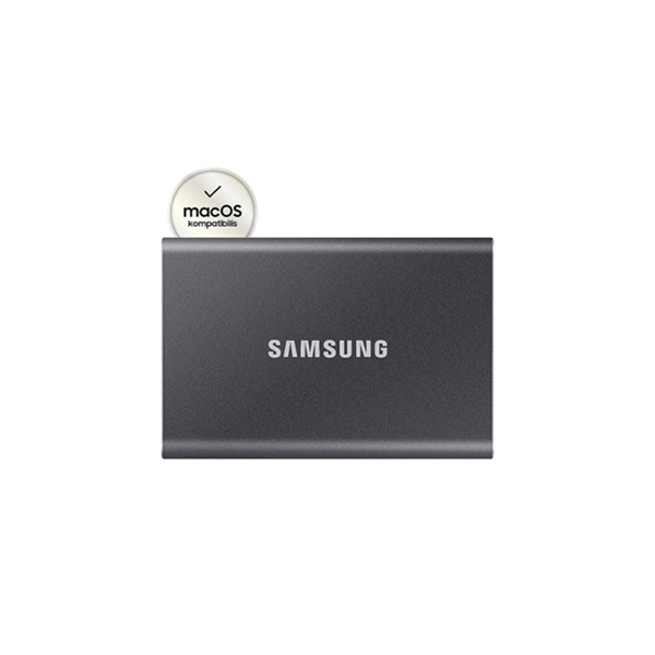 Samsung Külső SSD 4TB - MU-PC4T0T/WW (T7 external, szürke, USB 3.2, 4TB)
