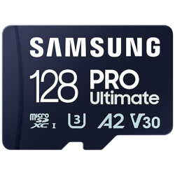 Samsung MicroSD kártya - 128GB MB-MY128SB/WW (PRO Ultimate kártyaolvasóval, Class10, R200/W130, 128GB)