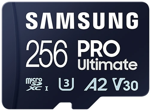 Samsung MicroSD kártya - 256GB MB-MY256SA/WW (PRO Ultimate, Class10, R200/W130, adapter, 256GB)