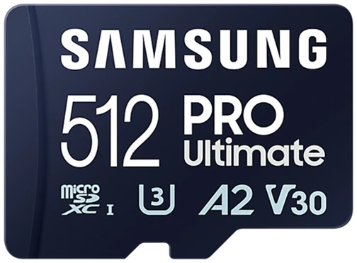 Samsung MicroSD kártya - 512GB MB-MY512SA/WW (PRO Ultimate, Class10, R200/W130, adapter, 512GB)