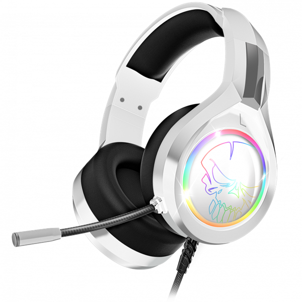 Spirit of Gamer Fejhallgató - PRO-H8 RGB White (MultiPlatform, mikrofon, 3.5mm jack, hangerőszabályzó, 2m kábel, fehér) 1 Spirit of Gamer Fejhallgató - PRO-H8 RGB White (MultiPlatform, mikrofon, 3.5mm jack, hangerőszabályzó, 2m kábel, fehér)