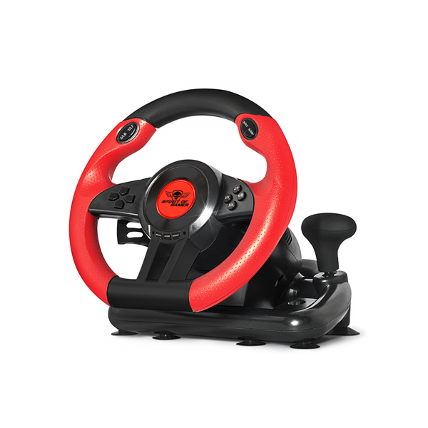 Spirit of Gamer Kormány - RACE WHEEL PRO 1 (kormány+pedálok, PC kompatibilis, fekete/piros) 1 Spirit of Gamer Kormány - RACE WHEEL PRO 1 (kormány+pedálok, PC kompatibilis, fekete/piros)