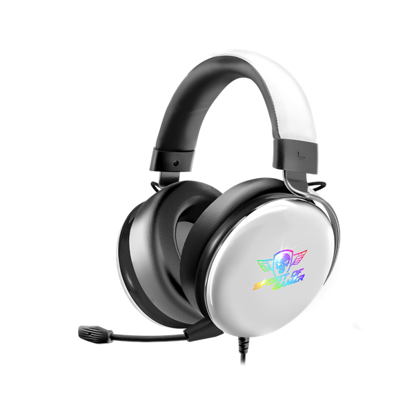 Spirit of Gamer Fejhallgató - H700 White (MultiPlatform, 7.1, mikrofon, hangerőszabályzó, nagy-párnás, fehér)