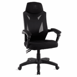 Spirit of Gamer szék - HELLCAT Black (állítható dőlés/magasság; szövet; max.120kg-ig, fekete)