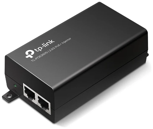 TP-Link PoE Injector adapter - TL-POE260S (30W, af/at/bt PoE+; 2x2,5Gbps, Max 100m)