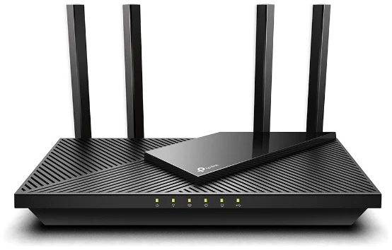 TP-Link Router WiFi AX3000 - Archer AX55 (574Mbps 2,4GHz + 2402Mbps 5GHz; 4port 1Gbps; WPA3; USB3.0; OFDMA; Wifi-6)
