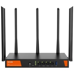 Tenda Router WiFi AX3000 Hotspot - W30E (574Mbps 2,4GHz + 2402Mbps 5GHz; 4port 1Gbps, Max 200 user)
