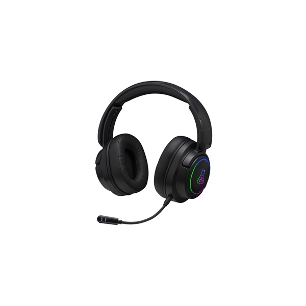 The G-Lab Vezeték nélküli Fejhallgató - KORP IRIDIUM (2,4Ghz, USB-C, Bluetooth, mikrofon, hangerőszabályzó, fekete)