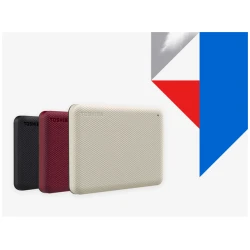 Toshiba Külső HDD 2.5" - 2TB Canvio Advance White (USB3.0, fehér)