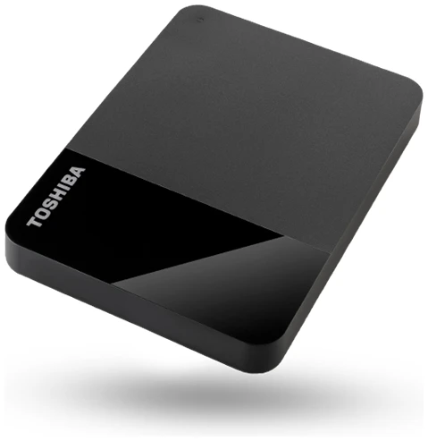Toshiba Külső HDD 2.5" - 2TB Canvio Ready Fekete (USB3.0; ~5Gbps; NTFS/HFS+)