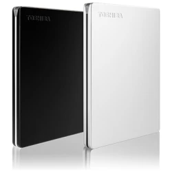 Toshiba Külső HDD 2.5" - 2TB Canvio Slim Silver (USB 3.2 Gen1, ezüst)