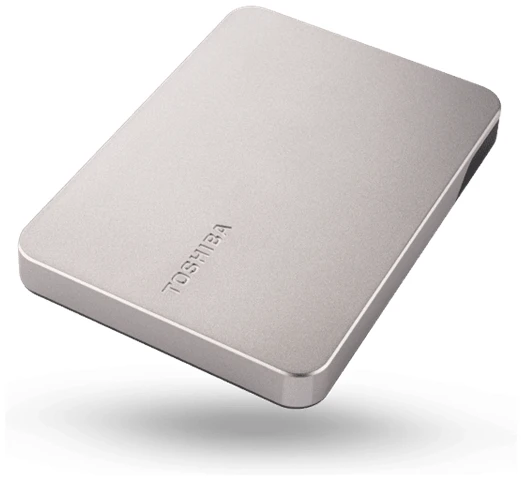 Toshiba Külső HDD 2.5" - 4TB Canvio Flex Ezüst (USB3.2 Gen 1. (USB-A, USB Type-C; ~5Gbps; exFAT+; Mac kompatibilis)