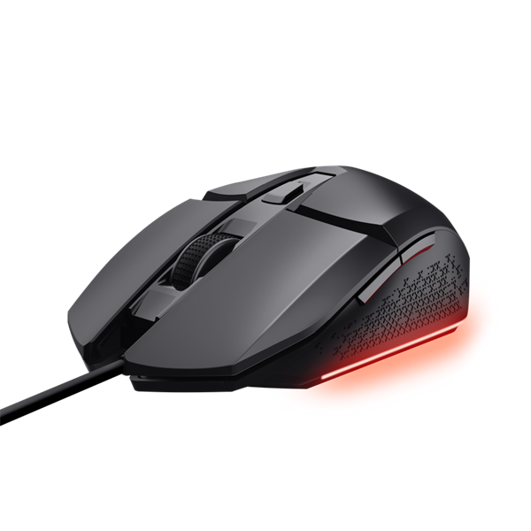 Trust Egér Gamer Vezetékes - GXT109 Felox (Optikai érzékelő; max6400DPI; 6 gomb; LED; fekete) 1 Trust Egér Gamer Vezetékes - GXT109 Felox (Optikai érzékelő; max6400DPI; 6 gomb; LED; fekete)