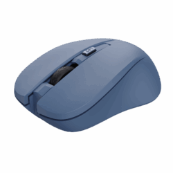 Trust Egér Notebook Vezeték Nélküli - Mydo Silent Eco (Optikai; 1000-1800dpi, mikro vevő; kék)