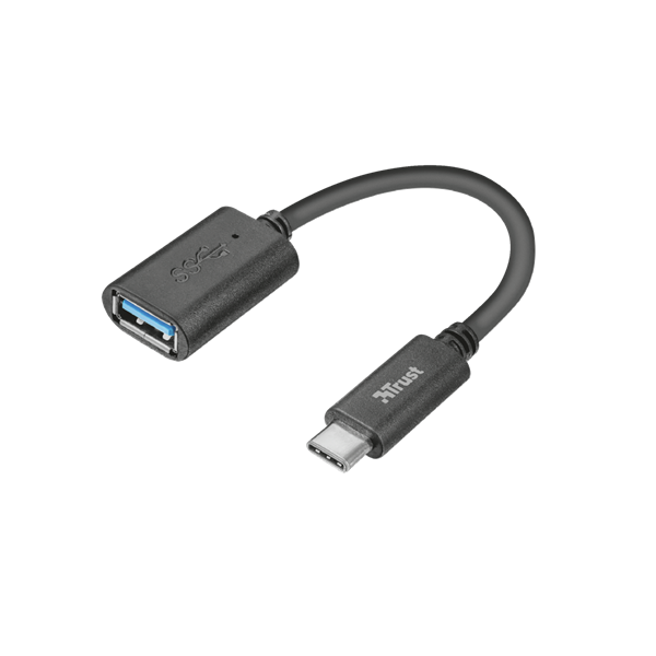 Trust Kábel - USB-C - USB3.0 (10cm; fekete; USB-C - USB-A csatlakozó) 1 Trust Kábel - USB-C - USB3.0 (10cm; fekete; USB-C - USB-A csatlakozó)