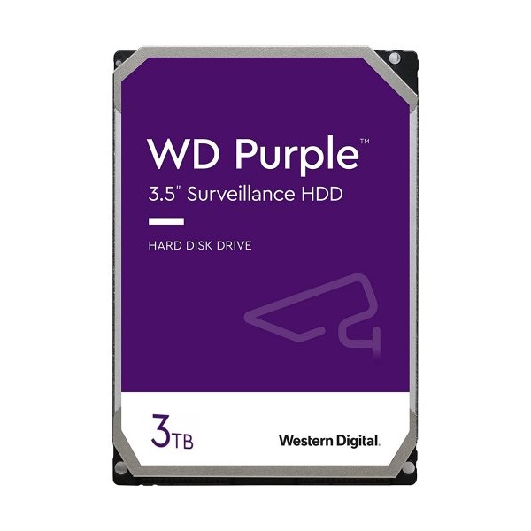 Western Digital Belső HDD 3.5" 3TB - WD33PURZ (5400rpm, 256MB puffer, SATA3 - Purple (biztonságtechnikai rögzítőkbe is)) 1 Western Digital Belső HDD 3.5" 3TB - WD33PURZ (5400rpm, 256MB puffer, SATA3 - Purple (biztonságtechnikai rögzítőkbe is))