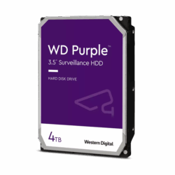 Western Digital Belső HDD 3.5" 4TB - WD43PURZ (5400rpm, 256MB puffer, SATA3 - Purple (biztonságtechnikai rögzítőkbe is))