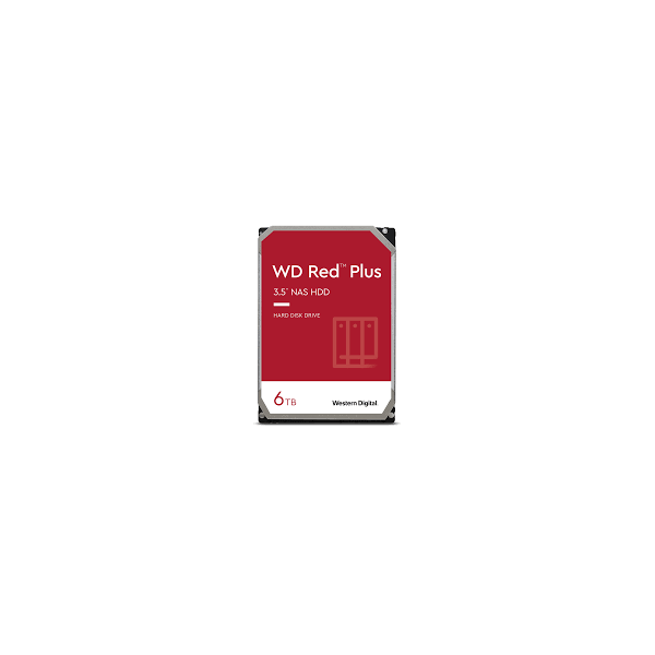 Western Digital Belső HDD 3.5" 6TB - WD60EFPX (5400rpm, 256 MB puffer, SATA3 - Red Plus széria)
