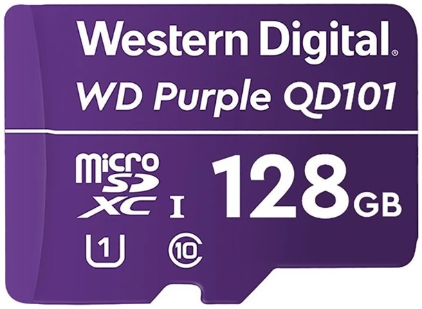 Western Digital MicroSD kártya - 128GB (microSDHC™, SDA 6.0, 24/7 működtetés, Purple) 1 Western Digital MicroSD kártya - 128GB (microSDHC™, SDA 6.0, 24/7 működtetés, Purple)