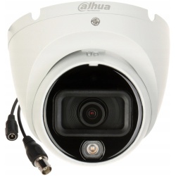 Dahua Analóg dómkamera -  HAC-HDW1500TLM-IL-A (Duallight; 5MP, kültéri, 2,8mm, IR20m+LED20m ICR, IP67, DWDR, mikrofon)