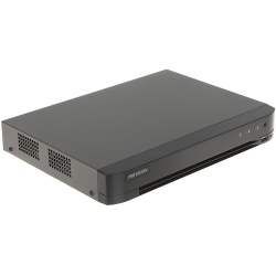 Hikvision DVR rögzítő - iDS-7208HQHI-M1/XT (8 port, 4MP lite/60fps, 2MP/60fps, H265+, 1x Sata)