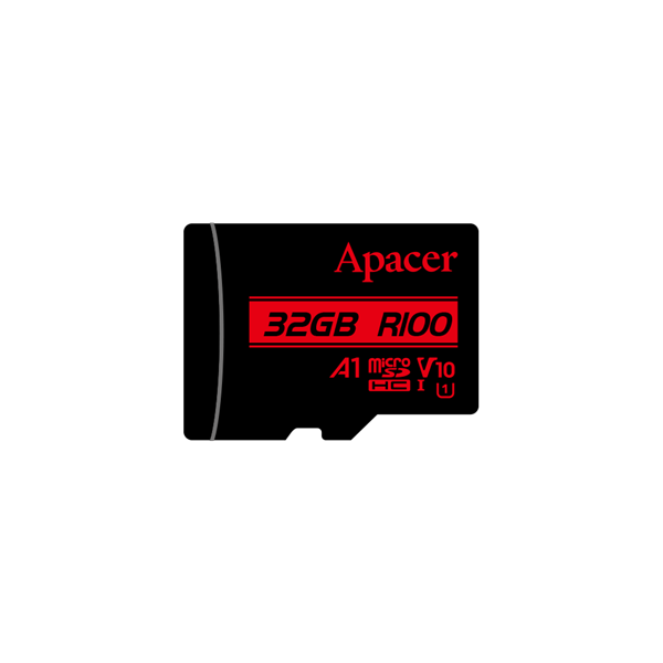 Apacer MicroSD kártya - 32GB microSDHC UHS-I Class10 V10 A1 (R/W: 100/10 MB/s) + adapter 1 Apacer MicroSD kártya - 32GB microSDHC UHS-I Class10 V10 A1 (R/W: 100/10 MB/s) + adapter