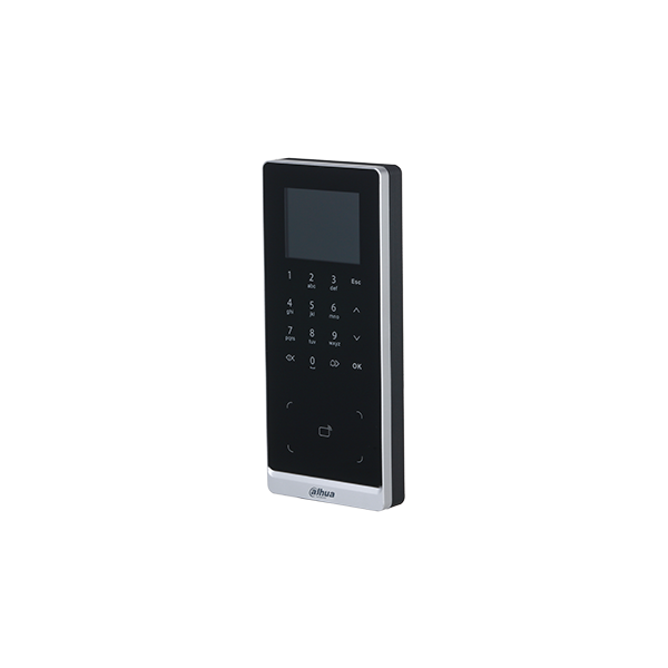 Dahua beléptető vezérlő - ASI2201H-W (LCD kijelző, IC/ID card + kód, RS-485/Wiegand/RJ45, I/O)