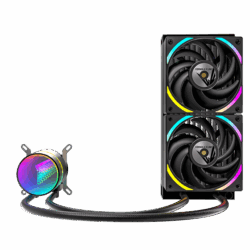 Formula CPU Water Cooler - Oasis L240 ARGB BK (2x12cm, ARGB LED, fekete)