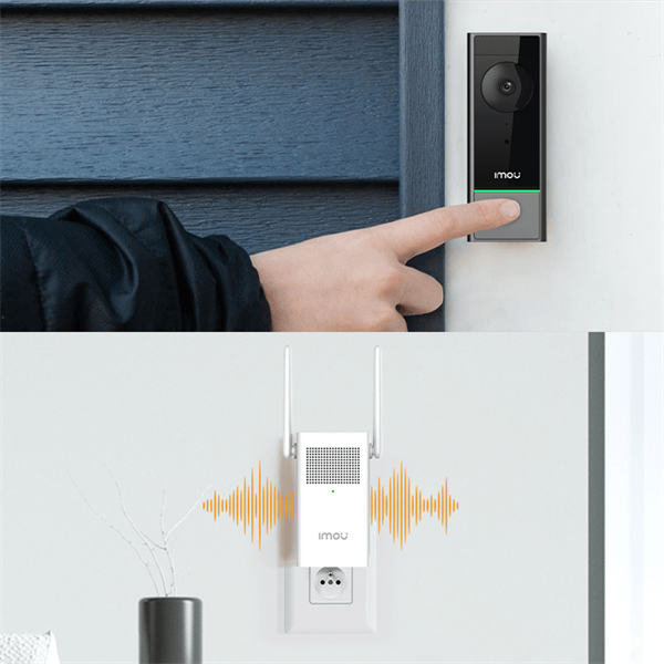 Imou Vezeték nélküli IP video kaputelefon szett - DB60+DS21 (5MP, IP65, SD, audio; H.265; 6200mAh akku; DC12/24V) 1 Imou Vezeték nélküli IP video kaputelefon szett - DB60+DS21 (5MP, IP65, SD, audio; H.265; 6200mAh akku; DC12/24V)