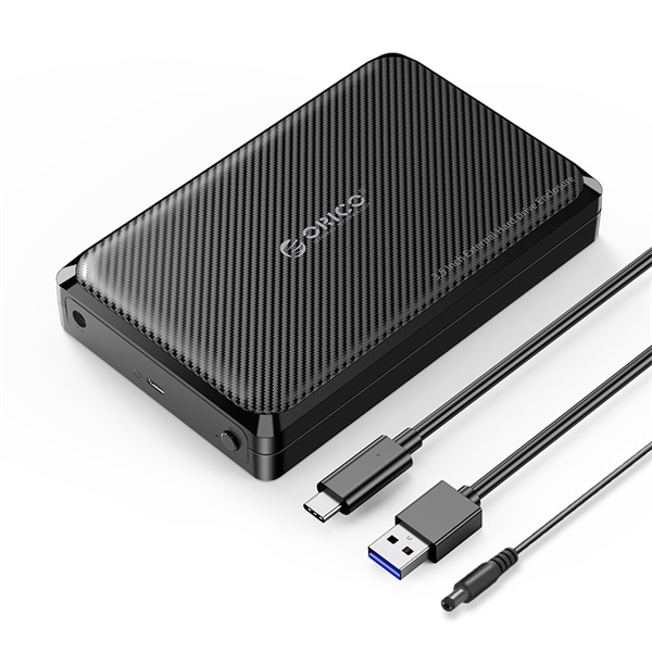 Orico Külső HDD/SSD Ház 2.5"/3,5" - DDW35-C3-EU-BK (USB-C to USB-A/C, Max.: 18TB, fekete) 1 Orico Külső HDD/SSD Ház 2.5"/3,5" - DDW35-C3-EU-BK (USB-C to USB-A/C, Max.: 18TB, fekete)
