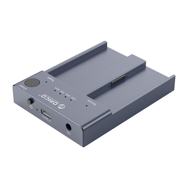 Orico M.2 SSD Dokkoló - M2P2-C3-C-EU (2xM.2 NVMe -> USB-A/C, Max.: 2TB, Offline Klón funkció, Max.: 10Gbps, szürke) 1 Orico M.2 SSD Dokkoló - M2P2-C3-C-EU (2xM.2 NVMe -> USB-A/C, Max.: 2TB, Offline Klón funkció, Max.: 10Gbps, szürke)