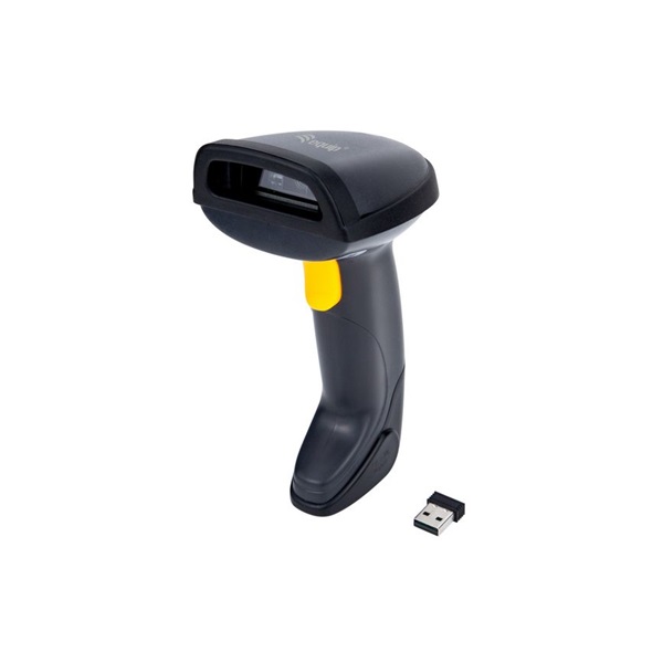 Equip Asztali Vonalkód olvasó - 351029 (2D, állványal, vezeték nélküli: 2,4 Ghz+Bluetooth, fekete)