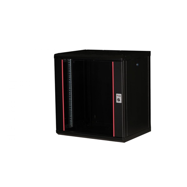 Equip Fali Rackszekrény - EPM-12-6045-B-CBAA (19", 12U, 600x450mm, előre szerelt, fekete) 1 Equip Fali Rackszekrény - EPM-12-6045-B-CBAA (19", 12U, 600x450mm, előre szerelt, fekete)
