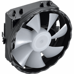 Formula CPU Cooler - Astral Plus FRPW 4P (17-34dB, 4pin csatlakozó, 4 db heatpipe, 9cm, PWM, FRGB)