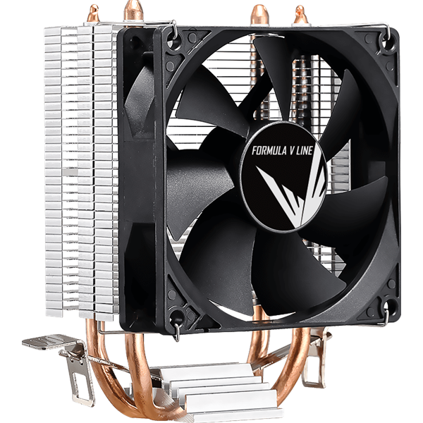 Formula CPU Cooler - Ice Boid 2PSDB (17-34dB, 4pin csatlakozó, 2 db heatpipe, 9cm)