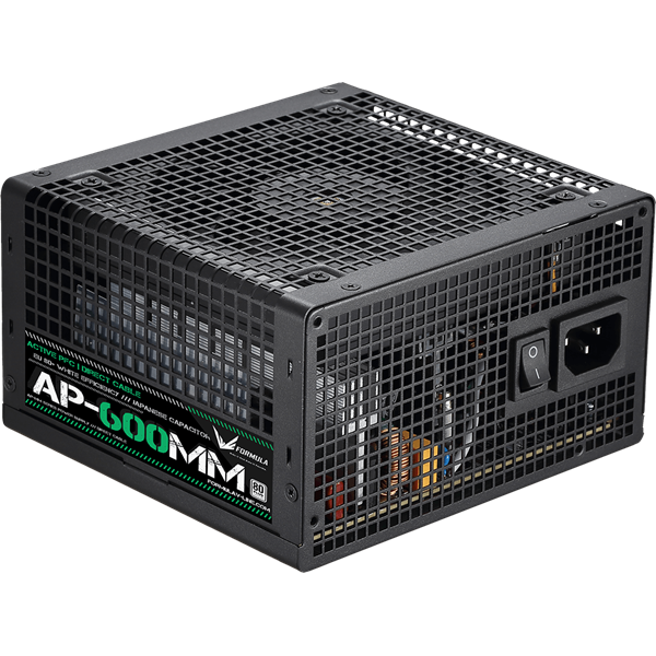 Formula Tápegység 600W - AP-600MM (80 Plus, Aktív PFC, 12cm)