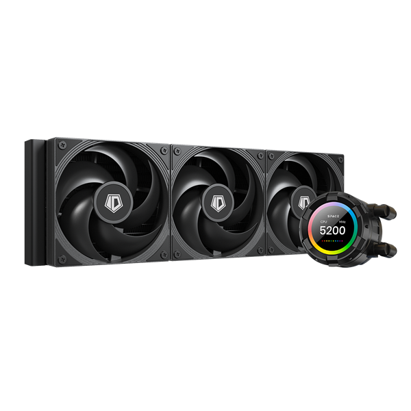 ID-Cooling CPU Water Cooler - SL360 PRO SE (27,2dB; max. 98,54 m3/h; 3x12cm, A-RGB LED, fekete)