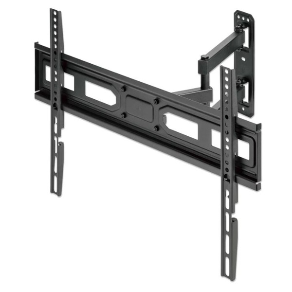 Manhattan TV állvány - Fali, dönthető, forgatható, TV állvány Fekete (max.VESA:600x400)(37"-70"-ig) 35 kg 1 Manhattan TV állvány - Fali, dönthető, forgatható, TV állvány Fekete (max.VESA:600x400)(37"-70"-ig) 35 kg