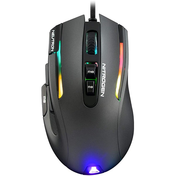 The G-Lab Gamer Egér - KULT NITRO NEUTRON (7200 DPI, 9 gomb, makro, 1,8m kábel, RGB LED, fekete) 1 The G-Lab Gamer Egér - KULT NITRO NEUTRON (7200 DPI, 9 gomb, makro, 1,8m kábel, RGB LED, fekete)