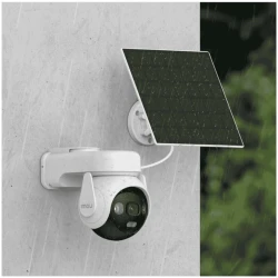 Imou IP wifi PT dómkamera Kit - AOV PT + FSP14 (4G+Wifi; Szolár panel; 5MP, 3,6mm, IP66, H265, IR25m, akku., mik, hang)