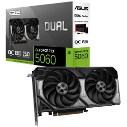 Asus Videokártya - nVidia DUAL-RTX5060-O8G (8192MB, GDDR7, 128bit, 1xHDMI, 3xDP)
