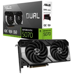 Asus Videokártya - nVidia DUAL-RTX5070-O12G (12288MB, GDDR7, 192bit, 1xHDMI, 3xDP)