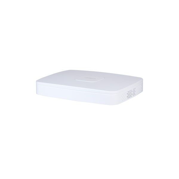 Dahua NVR Rögzítő - NVR4108-8P-4KS3 (8 csatorna, H265, 160Mbps rögzítési sávszélesség, HDMI+VGA, 2xUSB, 1x Sata, 8xPoE)