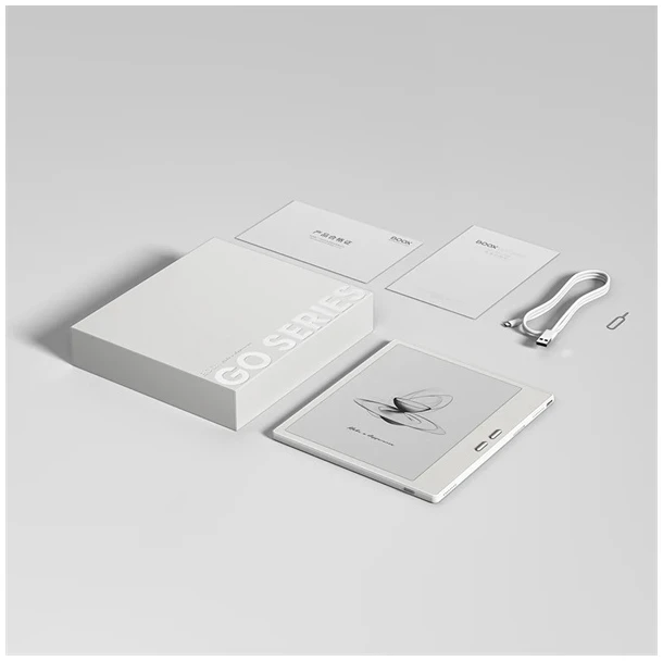 Onyx BOOX e-book  7" - Go 7 (Eink Carta, világítás,1680x1264; Octa, 4GB/64GB, Dual-WiFi; BT5.1; 2300mAh; A13, fehér)